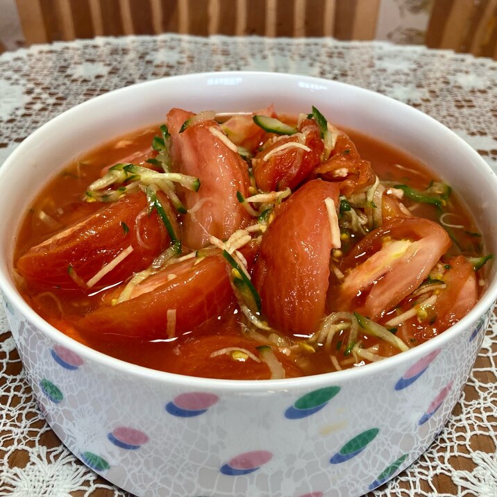 コレで夏を乗りきろう❗️針生姜とトマトの☆浅漬け